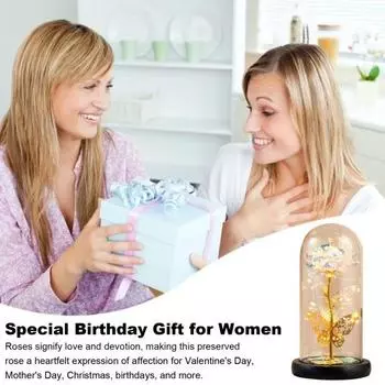 Вечная любовь Роза Украшение для жены Мамы Лучший День святого Валентина День матери Рождественский подарок Имитация цветка A синий