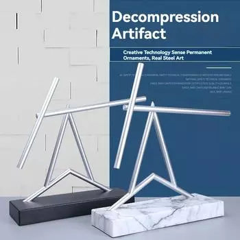 Вечный двигатель с А-образным дизайном, маятник Ньютона, настольное украшение, деловые креативные подарки, маятник хаоса