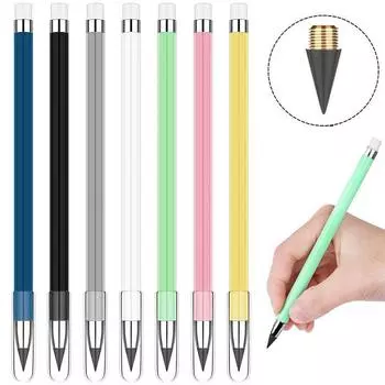 Вечный карандаш Специальный карандаш HB Не нужно точить Бесконечный карандаш Карандаши без свинца для учеников начальной школы