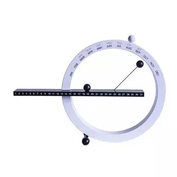 Вечный настенный календарь, креативный элегантный стиль, магнитный АБС-пластик, настенный художественный декор, украшение для календаря, подарки для домашнего украшения