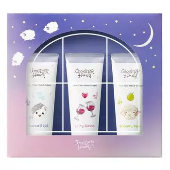 VECUA Honey Honey Forest Hand Cream Gift Sweet Night Trio 20g x 3 pieces