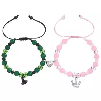 Ведьма Дружба Парные Браслеты Стеклянные Креативные Для Фанатов Украшения Для Вечеринки Платье Style B