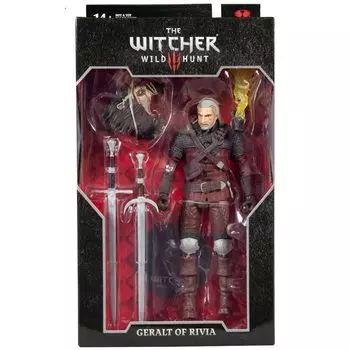 Ведьмак 3 Дикая Охота McFarlane Toys 7-дюймовая фигурка Геральт из Ривии Доспехи McFARLANE TOYS ВЕДЬМАК 3 ДИКАЯ ОХОТА 7-дюймовая фигурка ГЕРАЛЬТ ИЗ