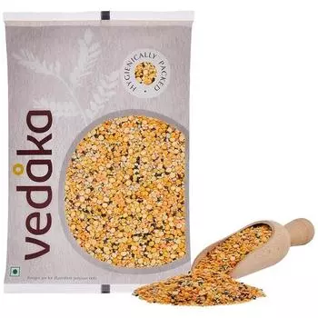 Vedaka Premium Unfilshed Mixed Dal | Естественно богат белком | Естественно не содержит холестерина | 2 кг 2kg