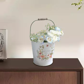 Ведра для цветов Металлическое ведро для флористов Декоративные свадебные украшения Низкие эксплуатационные расходы