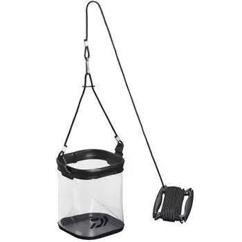 Ведро DAIWA для воды Kumi Buckan S17(К) Чистый черный