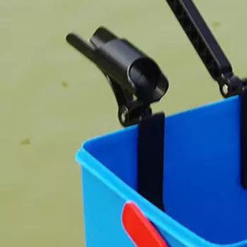 Ведро держатель удочки регулируемый подледный рыболовный легкий монтажный кронштейн складной зажим на 10cm