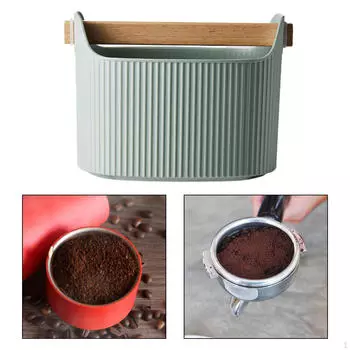 Ведро для эспрессо, гуща, съемный бар, кофейная утварь, мусорный бак зелёный