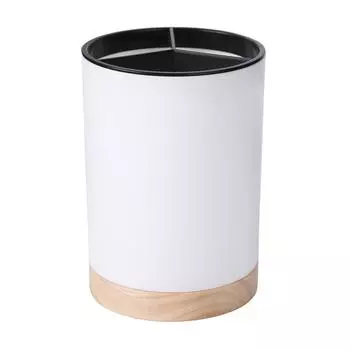 Ведро для хранения кухонной посуды Держатель для столовых приборов Сушилка для столовых приборов Пластиковая стойка для хранения палочек для еды Ложек Съемная 3-секционная белый