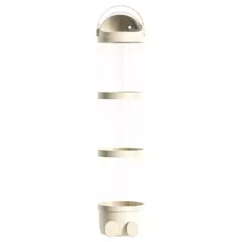 Ведро для хранения кукол, однослойное ведро для хранения, прозрачное ведро для хранения детских игрушек One Size белый