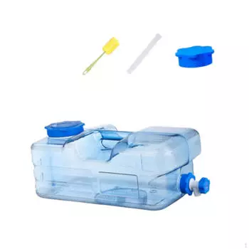 Ведро для хранения воды с удлинительной трубкой для крана, для питья на открытом воздухе