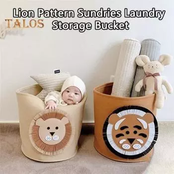 Ведро для хранения всякой всячины, износостойкий, декоративный, моющийся, полезный, с рисунком акулы, органайзер для хранения разных игрушек, ежедневное использование