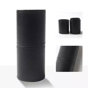 Ведро для кистей для макияжа из искусственной кожи, портативная дорожная косметичка, многофункциональная пыленепроницаемая водонепроницаемая кисть для макияжа, косметический инструмент