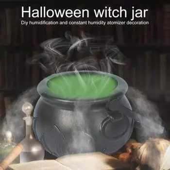 Ведро для конфет на Хэллоуин с ручкой, многофункциональный держатель для сладостей на Хэллоуин, ретро-котел для конфет S