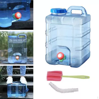 Ведро для контейнера для воды с бочкой для крана, большой держатель для кувшина без утечек With Hose Lid