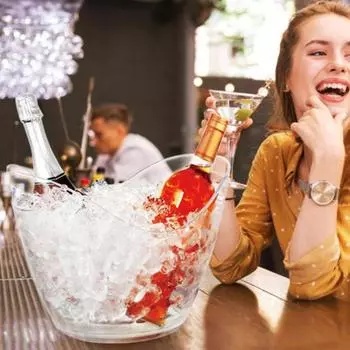 Ведро для льда большой емкости на 4 л, форма слитка, напиток, бутылка пива, охладитель для шампанского, вина, ледяная ванна, контейнер для вечеринок, аксессуары для коктейльного бара