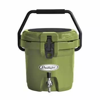 Ведро для льда Deelight Ice Bucket 2,5 галлона [оливковое / 9,34 л] оливковый