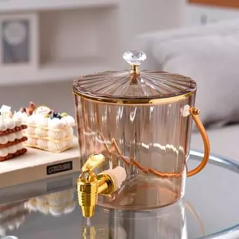 Ведро для льда Холодный чайник с краном Ведро для холодных напитков Бытовой холодный чайник Бочка для вина со льдом One Size