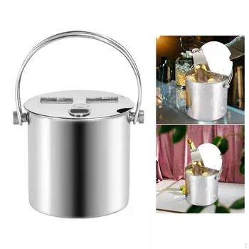 Ведро для льда, контейнер для кубиков, барбекю, универсальный аксессуар для хранения вечеринок в баре 12CM