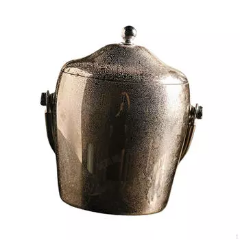 Ведро для льда с крышкой Многофункциональное домашнее использование для напитков Вино Шампанское для пивных бутылок S