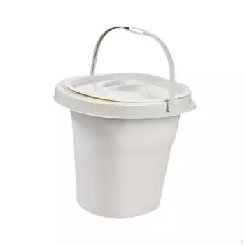 Ведро для мочи в ночной горшок, легкое, с ручкой и крышкой, прочные плевательницы для спальни белый