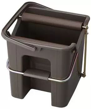 Ведро для отжима швабры Yamazaki Sangyo, коммерческое использование, жесткая отжимная машина DX 181599 2989.jp+ бежевый