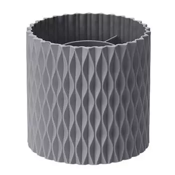 Ведро для ручек, большая емкость, вращение на 360 градусов, пластиковый многосеточный настольный держатель для карандашей, офисные принадлежности серый