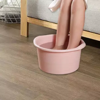 Ведро для ванночки для ног, спа-тазика, прочное, с выпуклыми точками, многофункциональное педикюрное средство высотой 19 см.