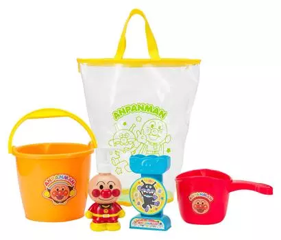 Ведро для ванны AGATSUMA Anpanman для детей 3 лет и желтого цвета, набор,