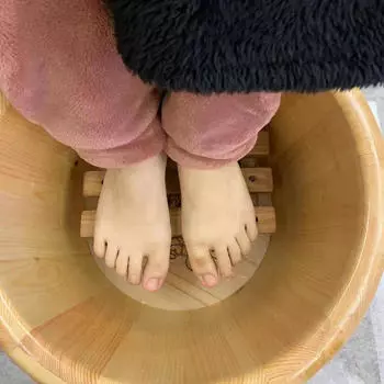 Ведро для ванны, деревянный табурет, стул для купания, подставка для ног, подставка для ног, домашняя подставка для ног, деревянная бежевый