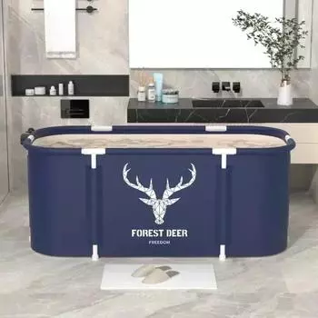 Ведро для ванны для взрослых, складная ванна, утолщенная бытовая ванна, экономящая место, двухместная ванна, ведро для льда без сборки