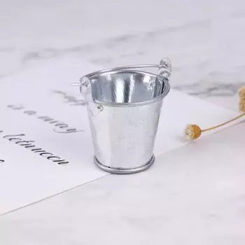 Ведро для воды с имитацией 1/12 1/6, сказочный дом, кухня, игра, кукольный домик, миниатюрные аксессуары для кукольного домика One Size