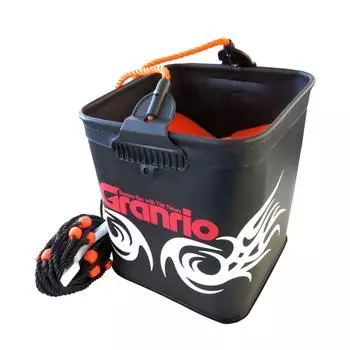 Ведро для воды Taka Sangyo с крышкой-поплавком 402-угловое