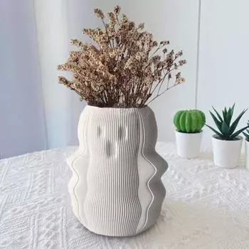 Ведро с привидениями, ваза для цветов с привидениями на Хэллоуин, милый цветочный горшок с привидениями, жуткая конфетница