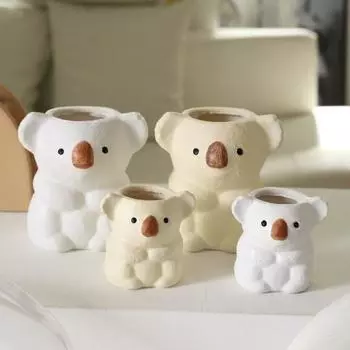 Ведро в стиле милой коалы: аккуратно разложите кисти, сэкономьте время, оставайтесь в тренде L белый