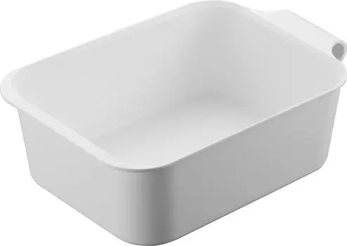 Ведро Yamazaki Jitsugyo Magnet & Hook 7,5 л, белое, Ш36,5 x Г24,3 x В13,3 см, плавающая ванна для хранения белья, квадратная, 1832