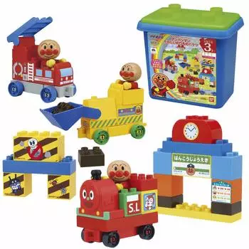 Ведро забавного транспортного средства Block Lab Anpanman (Мировая серия блоков)