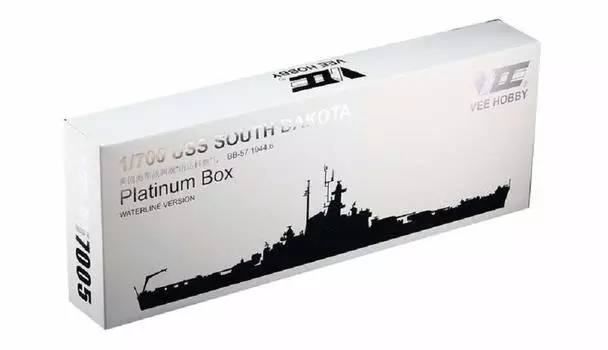 Vee Hobby линкор ВМС США Южная Дакота 1944 Платиновое издание Пластиковая модель VEEP57005 1/700 BB-57