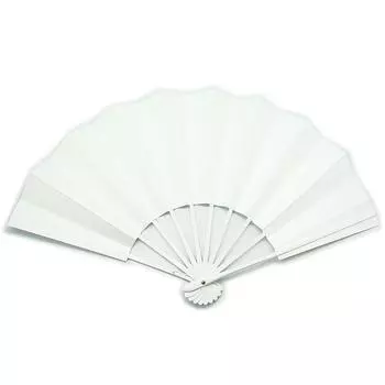 Веер-кимоно с танцевальным белым жемчугом 9 дюймов и 5 минут в Киото для танцевальной практики [Город Асакуса] коробка, веер, белый, однотонный, кость, [Сделано в Японии] веер, белый