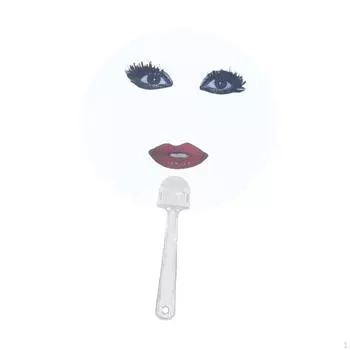 Веер с прозрачным круглым карманом для свадебного подарка на день рождения, музыкальный фестиваль 1 Piece