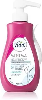 Veet Minima Sensitive Skin hair removal cream for sensitive skin TU прозрачный
