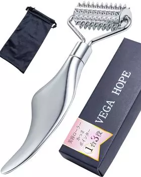 VEGA HOPE Beauty Roller от beauty Pointer Видеоинструкции В комплекте Роликовый массажер для лица Kassa Small Face Roller BYB1 [Рекомендуется серебряный