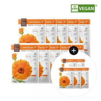 [Vegan Certification] Arial Seven Days Mask Calendula P 10 sheets + 5 sheets special,Korean mask pack
