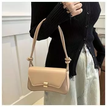 Vegan Crossbody Bag Lightweight Solid Color Flap Purse Design for Women Teens Ideal for Office College Travel Daily Use