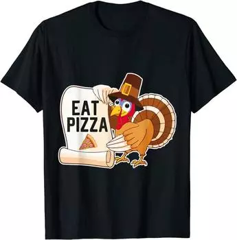 Vegan Thanksgiving - Turkey Eat Pizza Funny T-Shirt Classic T-shirt S
