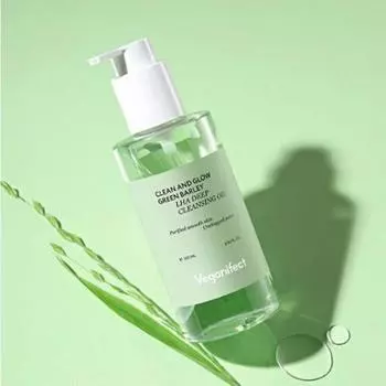 [Veganifect] Clean And Glow Green Barley LHA Глубокоочищающее масло 205 мл