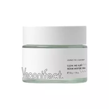 Veganifect Clean & Glow Green Sedum Увлажняющий крем 50 г