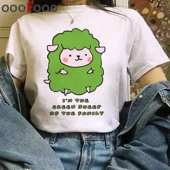 Веганские футболки, топы, футболки женские, повседневные футболки в стиле гранж, топы, футболки с рисунком в стиле Харадзюку S чёрный