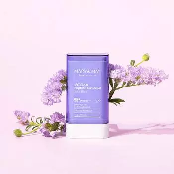 Веганский пептид Бакучиол Солнцезащитный стик SPF50+ PA++++ 18г