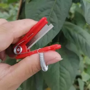 Инструмент для сбора овощей, ударный нож, сепаратор, инструмент для сбора овощей и фруктов для фермы, сада, сада, сепаратор овощей красный
